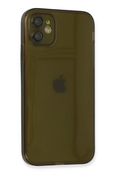 Apple iPhone 12 Kılıf Fly Lens Silikon - Siyah