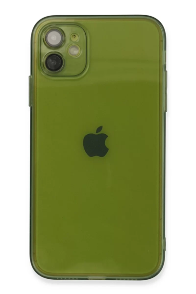 Apple iPhone 12 Kılıf Fly Lens Silikon - Yeşil