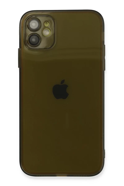 Apple iPhone 12 Kılıf Fly Lens Silikon - Siyah