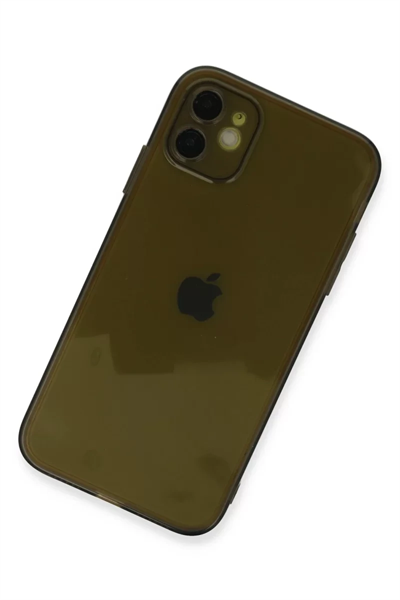 Apple iPhone 12 Kılıf Fly Lens Silikon - Siyah