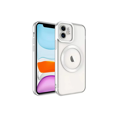 Apple iPhone 12 Kılıf Kross Magneticsafe Kapak - Titan Gri