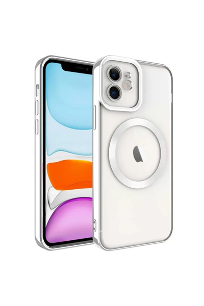 Apple iPhone 12 Kılıf Kross Magneticsafe Kapak - Titan Gri