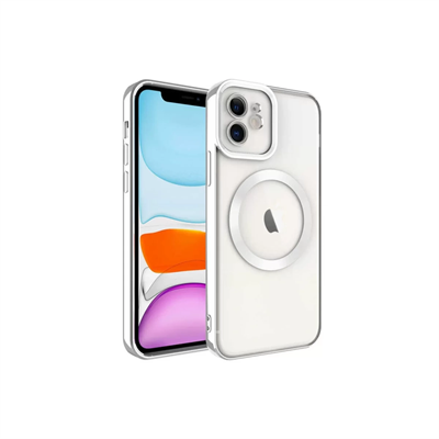 Apple iPhone 12 Kılıf Kross Magneticsafe Kapak - Titan Gri