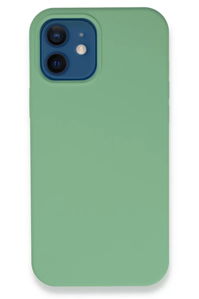 Apple iPhone 12 Kılıf Lansman Legant Silikon - Yeşil
