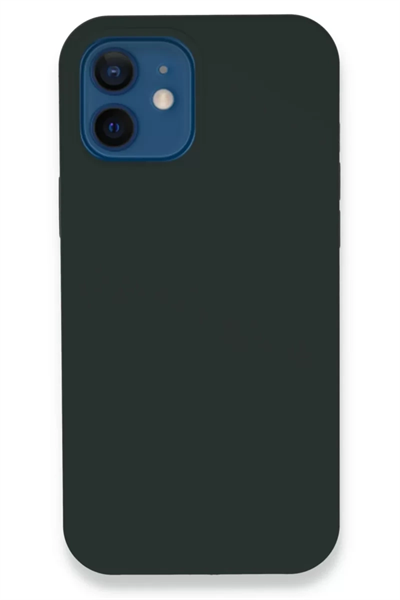 Apple iPhone 12 Kılıf Lansman Legant Silikon - Koyu Yeşil