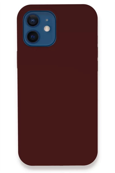 Apple iPhone 12 Kılıf Lansman Legant Silikon - Bordo