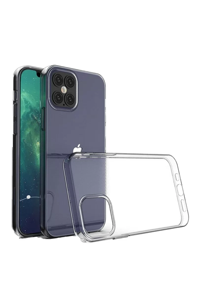 Apple iPhone 12 Kılıf Lüx Şeffaf Silikon