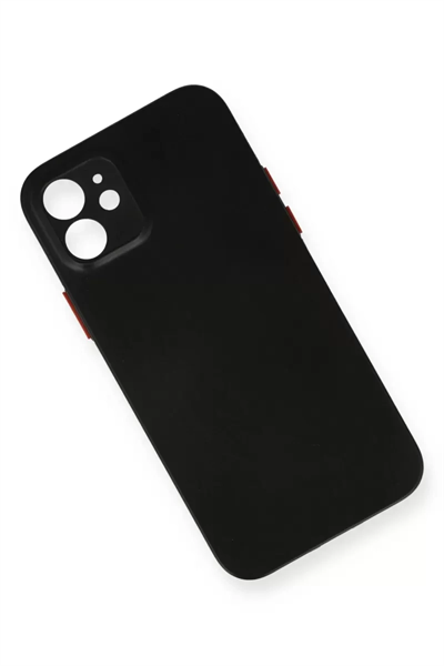 Apple iPhone 12 Kılıf PP Ultra İnce Kapak - Siyah