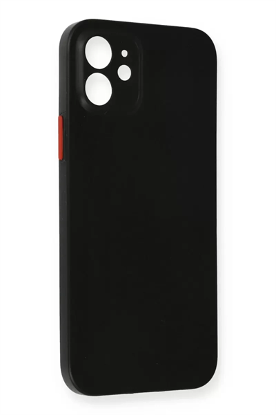 Apple iPhone 12 Kılıf PP Ultra İnce Kapak - Siyah
