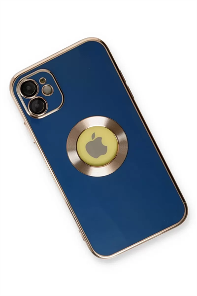 Apple iPhone 12 Kılıf Store Silikon - Mavi