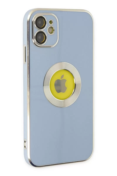 Apple iPhone 12 Kılıf Store Silikon - Sierra Blue