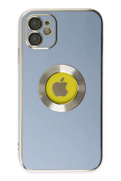 Apple iPhone 12 Kılıf Store Silikon - Sierra Blue