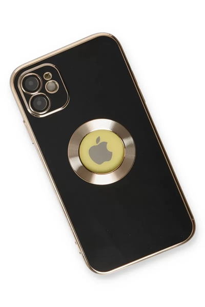 Apple iPhone 12 Kılıf Store Silikon - Siyah