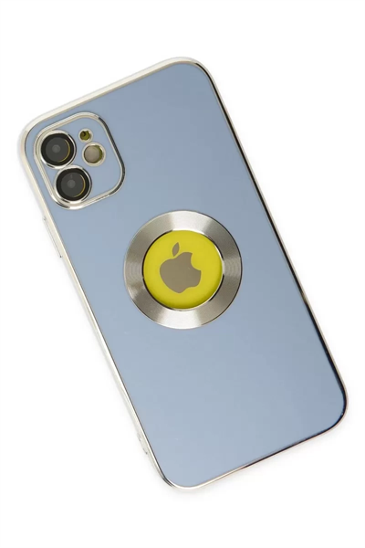 Apple iPhone 12 Kılıf Store Silikon - Sierra Blue