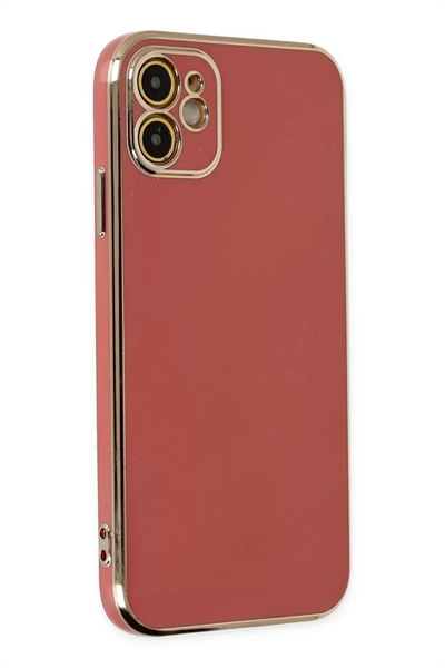 Apple iPhone 12 Kılıf Volet Silikon - Kırmızı