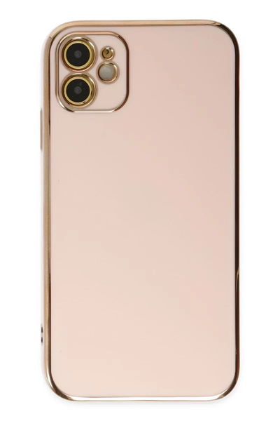 Apple iPhone 12 Kılıf Volet Silikon - Pembe