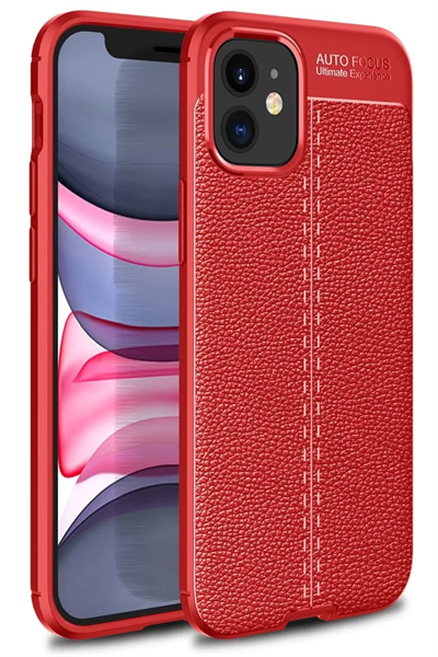 Apple iPhone 12 Mini Kılıf Auto Focus Kapak - Kırmızı
