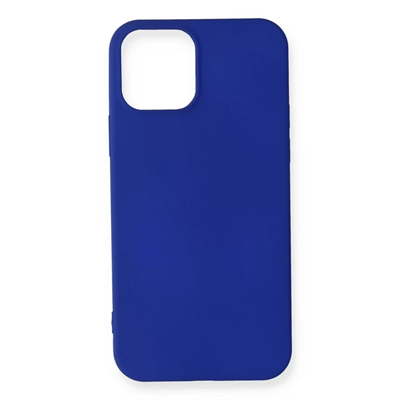 Apple iPhone 12 Mini Kılıf First Silikon - Lacivert