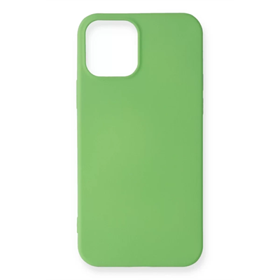 Apple iPhone 12 Mini Kılıf First Silikon - Yeşil