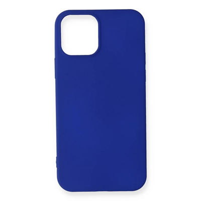Apple iPhone 12 Mini Kılıf First Silikon - Lacivert