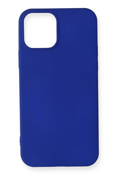 Apple iPhone 12 Mini Kılıf First Silikon - Lacivert