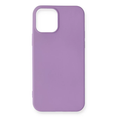 Apple iPhone 12 Mini Kılıf First Silikon - Lila