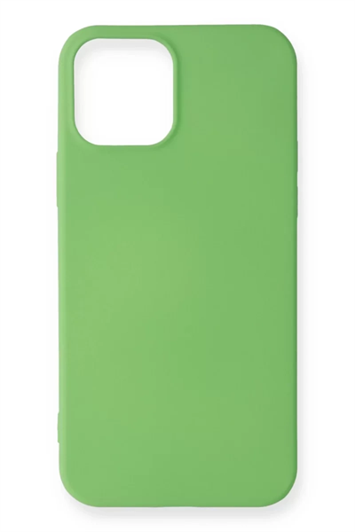 Apple iPhone 12 Mini Kılıf First Silikon - Yeşil