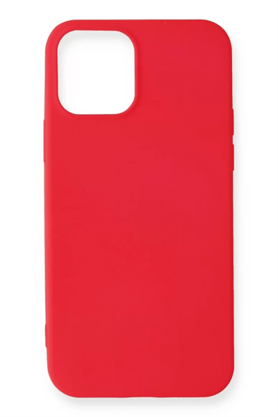 Apple iPhone 12 Mini Kılıf First Silikon - Pembe