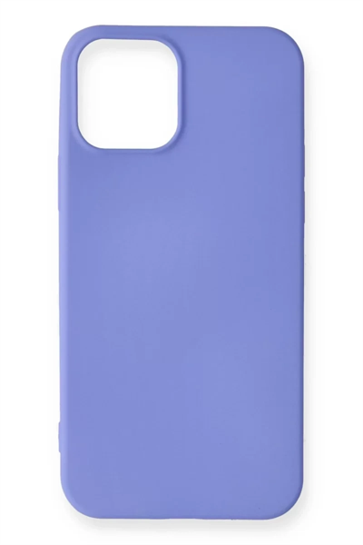 Apple iPhone 12 Mini Kılıf First Silikon - Mor