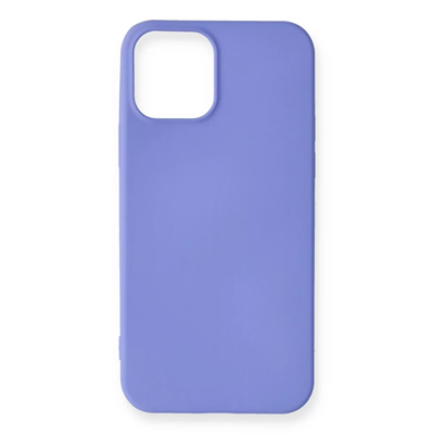 Apple iPhone 12 Mini Kılıf First Silikon - Mor
