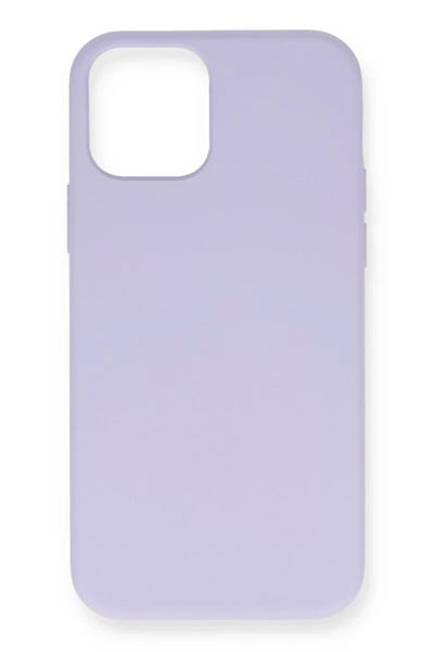 Apple iPhone 12 Mini Kılıf Nano içi Kadife Silikon - Lila