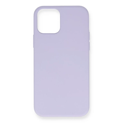 Apple iPhone 12 Mini Kılıf Nano içi Kadife Silikon - Lila