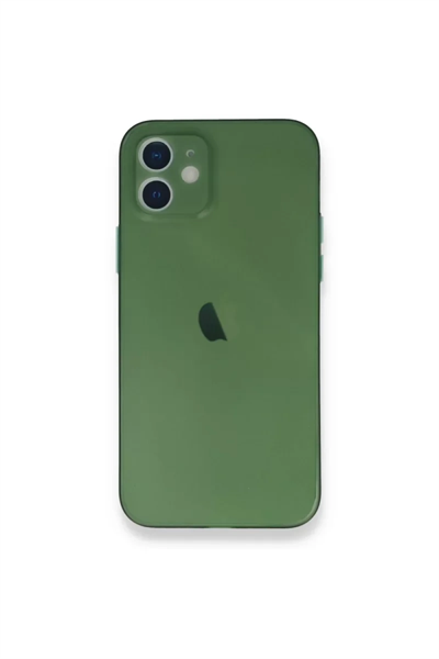 Apple iPhone 12 Mini Kılıf PP Ultra İnce Kapak - Yeşil