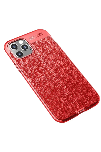 Apple iPhone 12 Pro Kılıf Auto Focus Kapak - Kırmızı