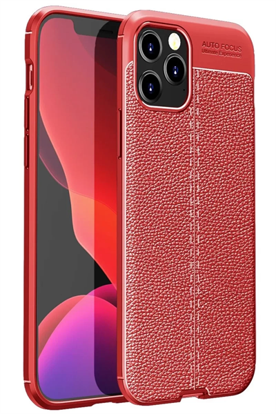 Apple iPhone 12 Pro Kılıf Auto Focus Kapak - Kırmızı