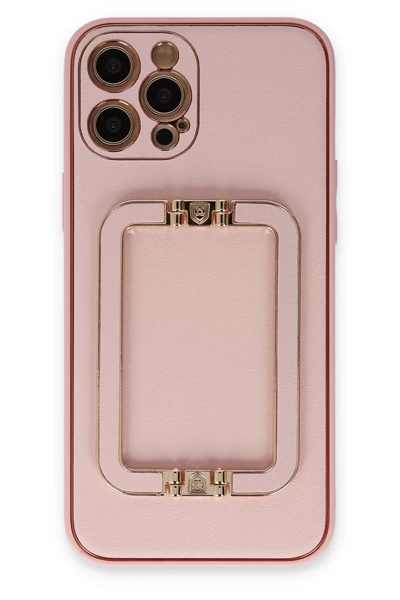 Apple iPhone 12 Pro Kılıf Coco Elit Kapak - Pembe