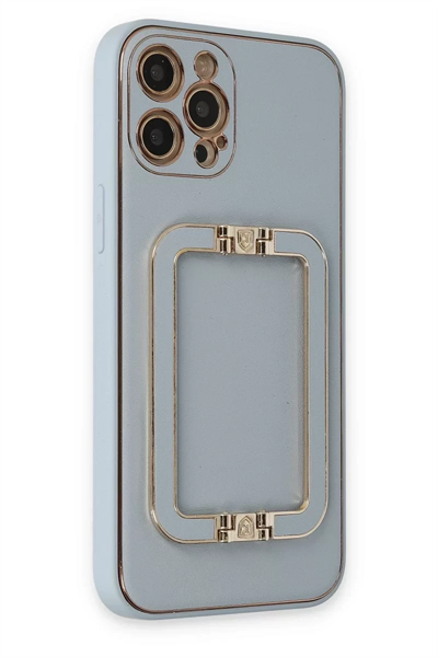 Apple iPhone 12 Pro Kılıf Coco Elit Kapak - Turkuaz