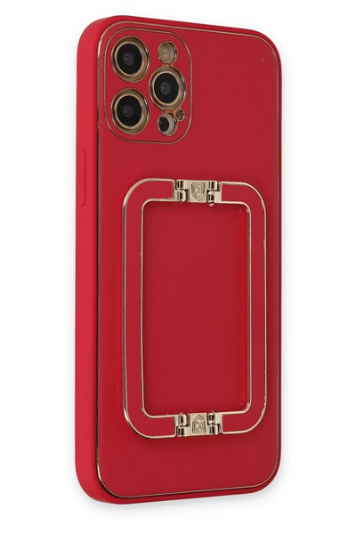 Apple iPhone 12 Pro Kılıf Coco Elit Kapak - Kırmızı