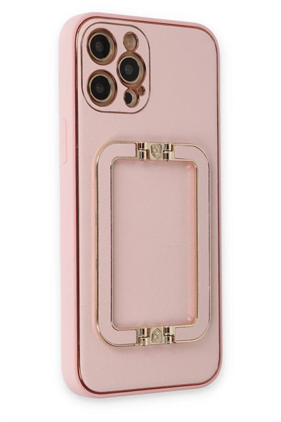 Apple iPhone 12 Pro Kılıf Coco Elit Kapak - Pembe
