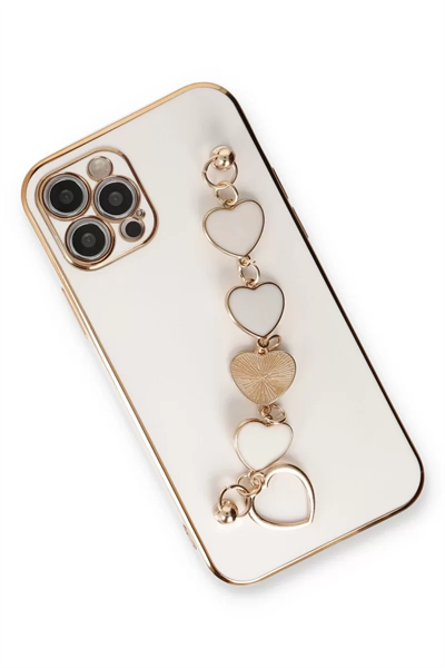 Apple iPhone 12 Pro Kılıf Esila Silikon - Beyaz
