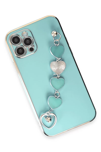 Apple iPhone 12 Pro Kılıf Esila Silikon - Su Yeşili