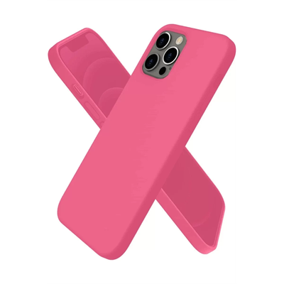 Apple iPhone 12 Pro Kılıf First Silikon - Pembe