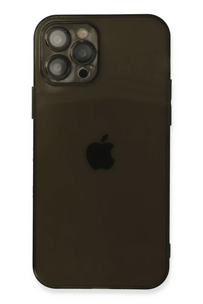 Apple iPhone 12 Pro Kılıf Fly Lens Silikon - Siyah
