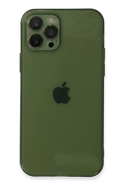 Apple iPhone 12 Pro Kılıf Fly Lens Silikon - Yeşil