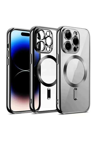 Apple iPhone 12 Pro Kılıf Kross Magneticsafe Kapak - Gümüş