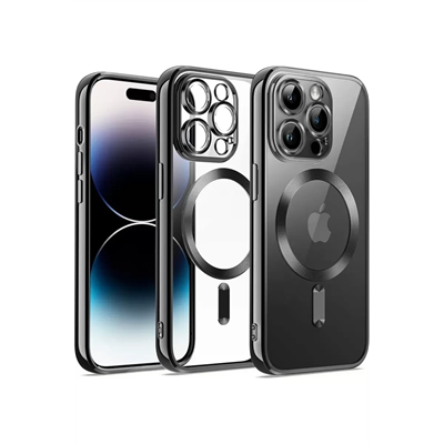 Apple iPhone 12 Pro Kılıf Kross Magneticsafe Kapak - Siyah