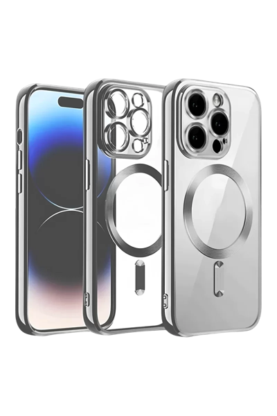 Apple iPhone 12 Pro Kılıf Kross Magneticsafe Kapak - Titan Gri