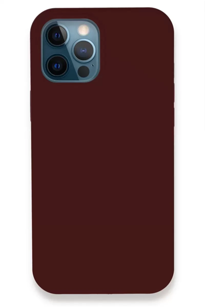 Apple iPhone 12 Pro Kılıf Lansman Legant Silikon - Bordo