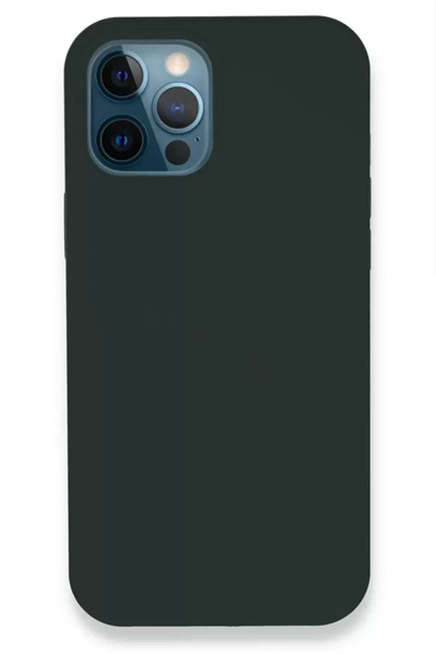 Apple iPhone 12 Pro Kılıf Lansman Legant Silikon - Koyu Yeşil