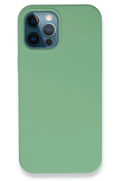 Apple iPhone 12 Pro Kılıf Lansman Legant Silikon - Yeşil